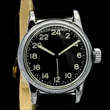 24 HOUR ELGIN Type A-11 Navigation Watch WWII U.S. Army Hacking 18 Jewels Grade 685