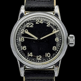 24 HOUR ELGIN Type A-11 Navigation Watch WWII U.S. Army Hacking 18 Jewels Grade 685
