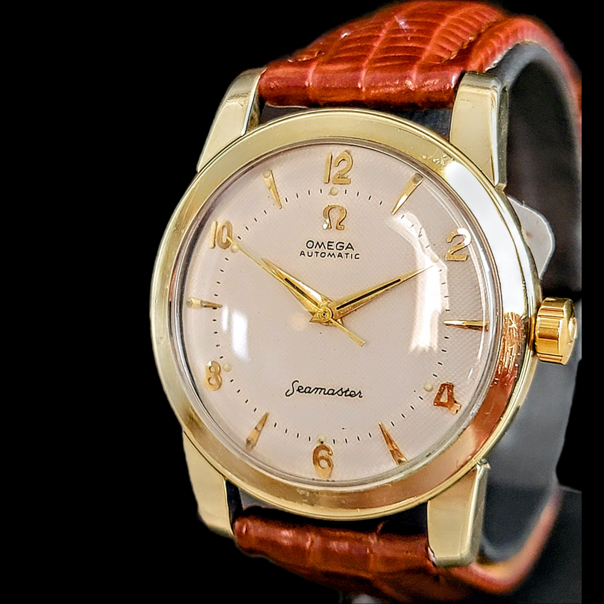 1954 OMEGA Seamaster Bumper Automatic Watch SECOND HAND HOROLOGY