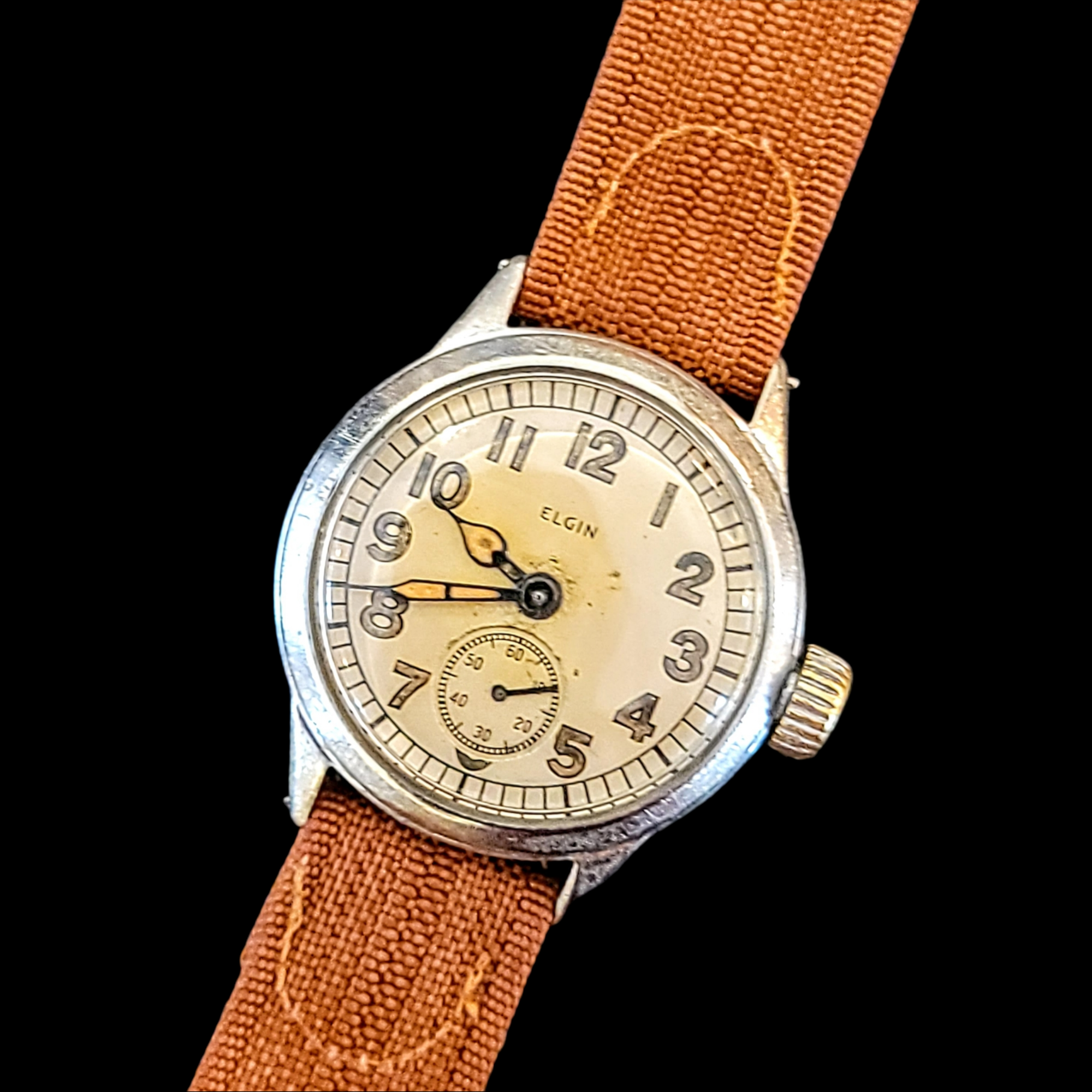 WWII Military ELGIN Wristwatch - General Service Watch ORD