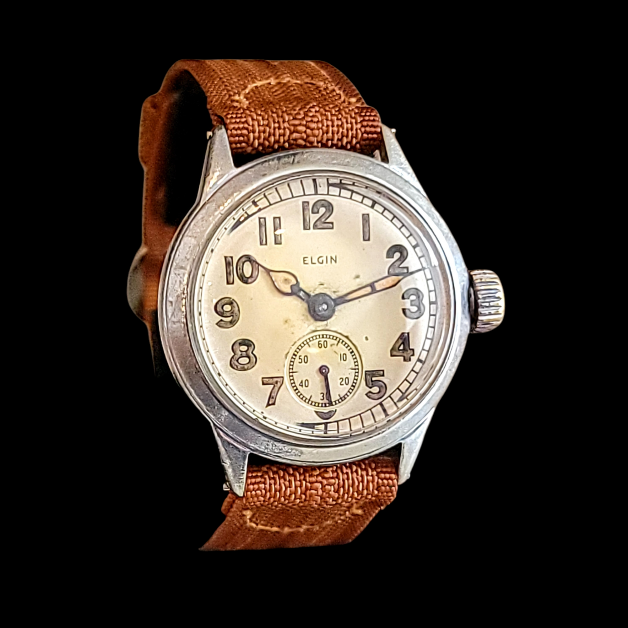 WWII Military ELGIN Wristwatch - General Service Watch ORD. DEPT. U.S.A. 1944