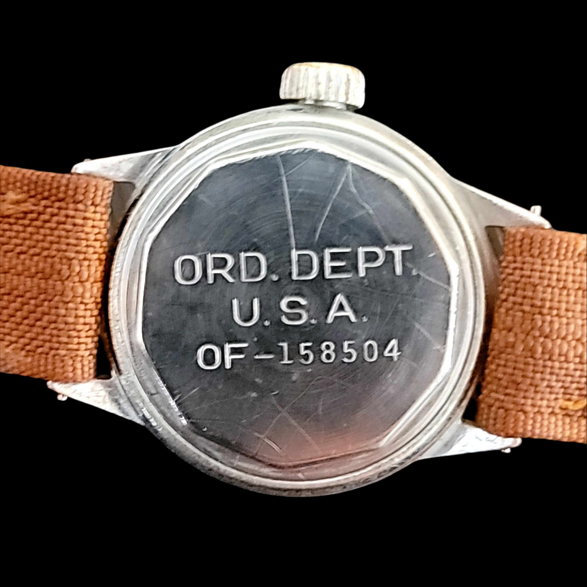 WWII Military ELGIN Wristwatch - General Service Watch ORD