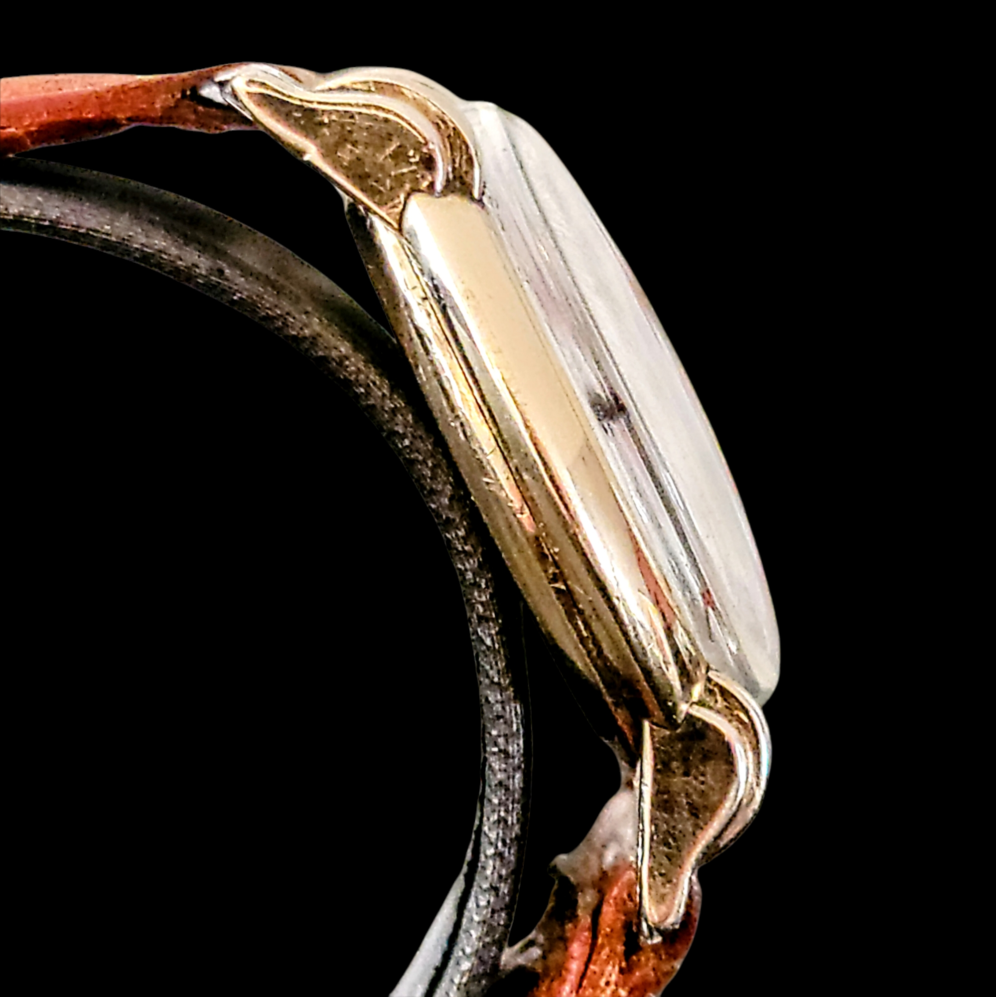 Verre De Montre SUC RS 438B Pour Gruen Veri-Thin - Neuf (NOS) Acrylique 19.6x18.6 Mm
