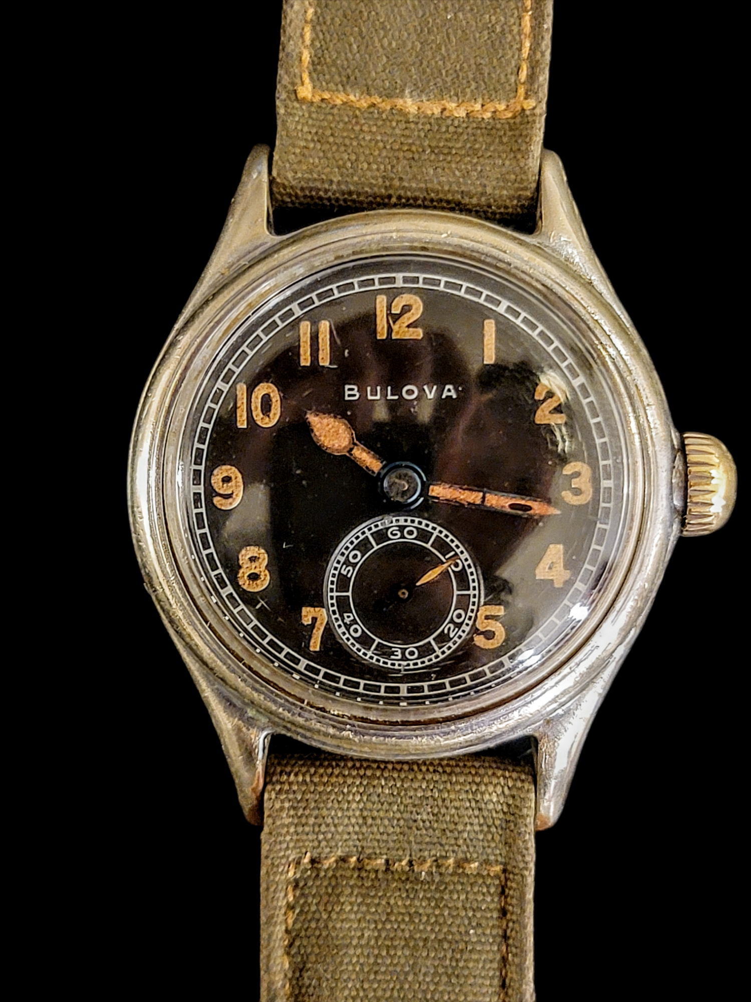 1944 BULOVA Official WWII Military Issue Watch ORD. DEPT. U.S.A