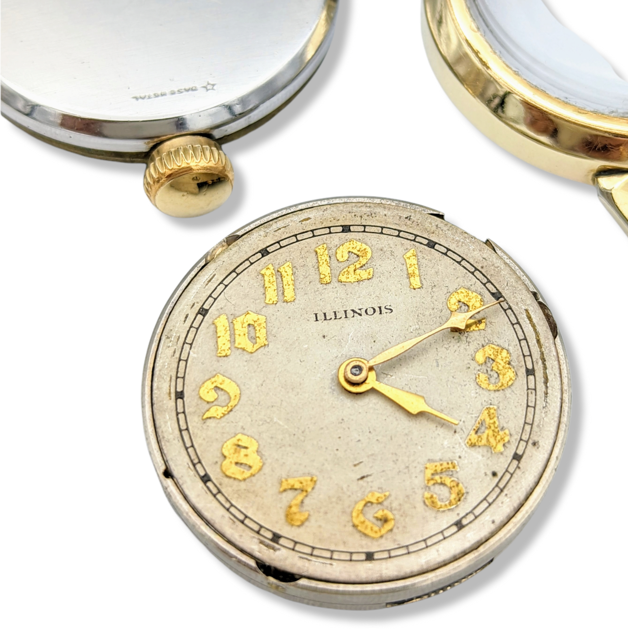1916 ILLINOIS Watch 15 Jewels Cal. Grade 23 U.S.A. Made