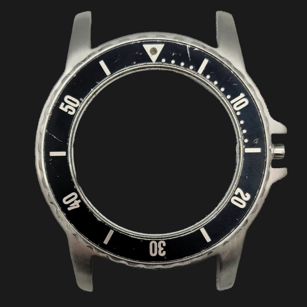 Lünetteneinsatz Für TAG Heuer Professional 1500 - Schwarz, Aluminium