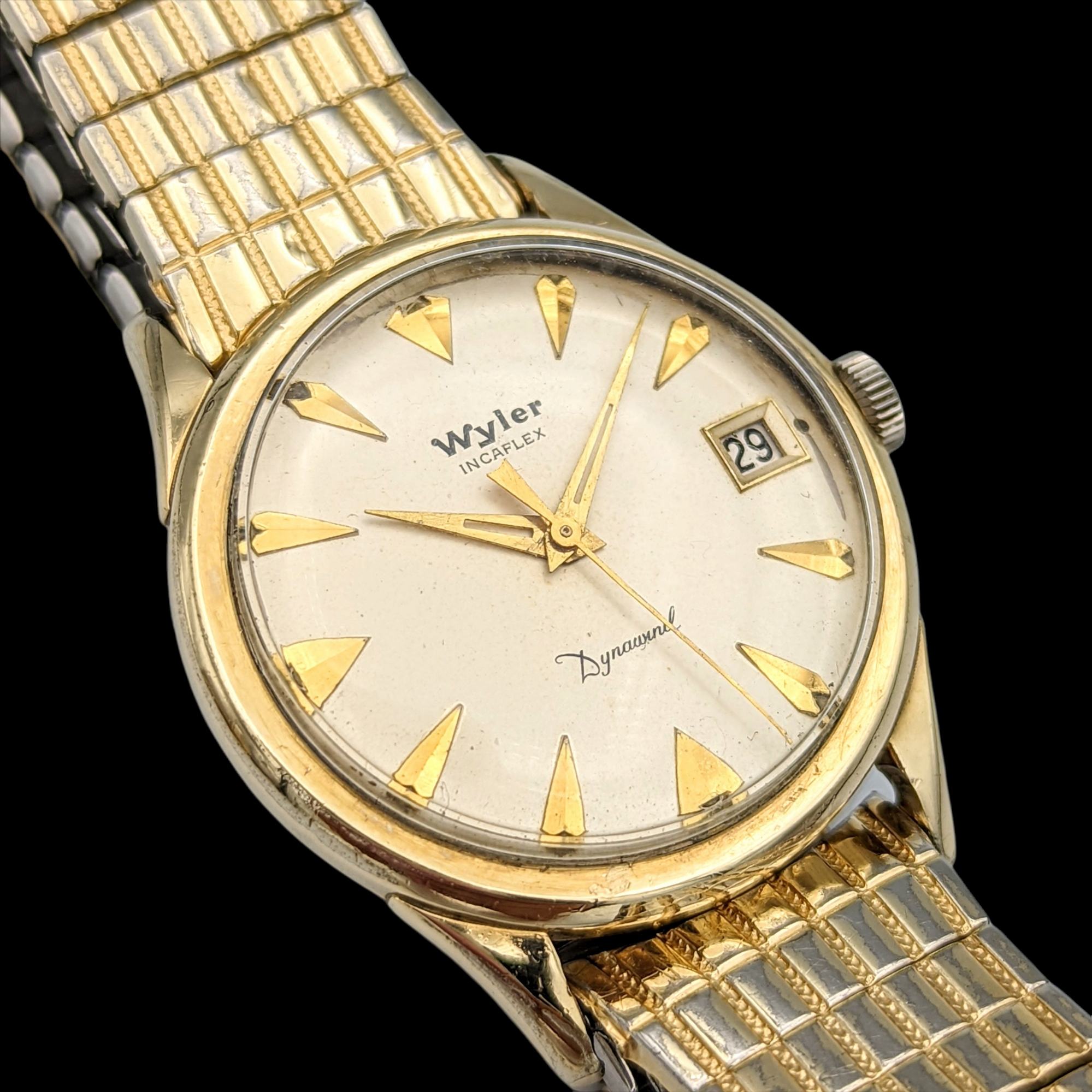 86)ワイラー INCAFLEX 腕時計 17石 GOLD PLATED-