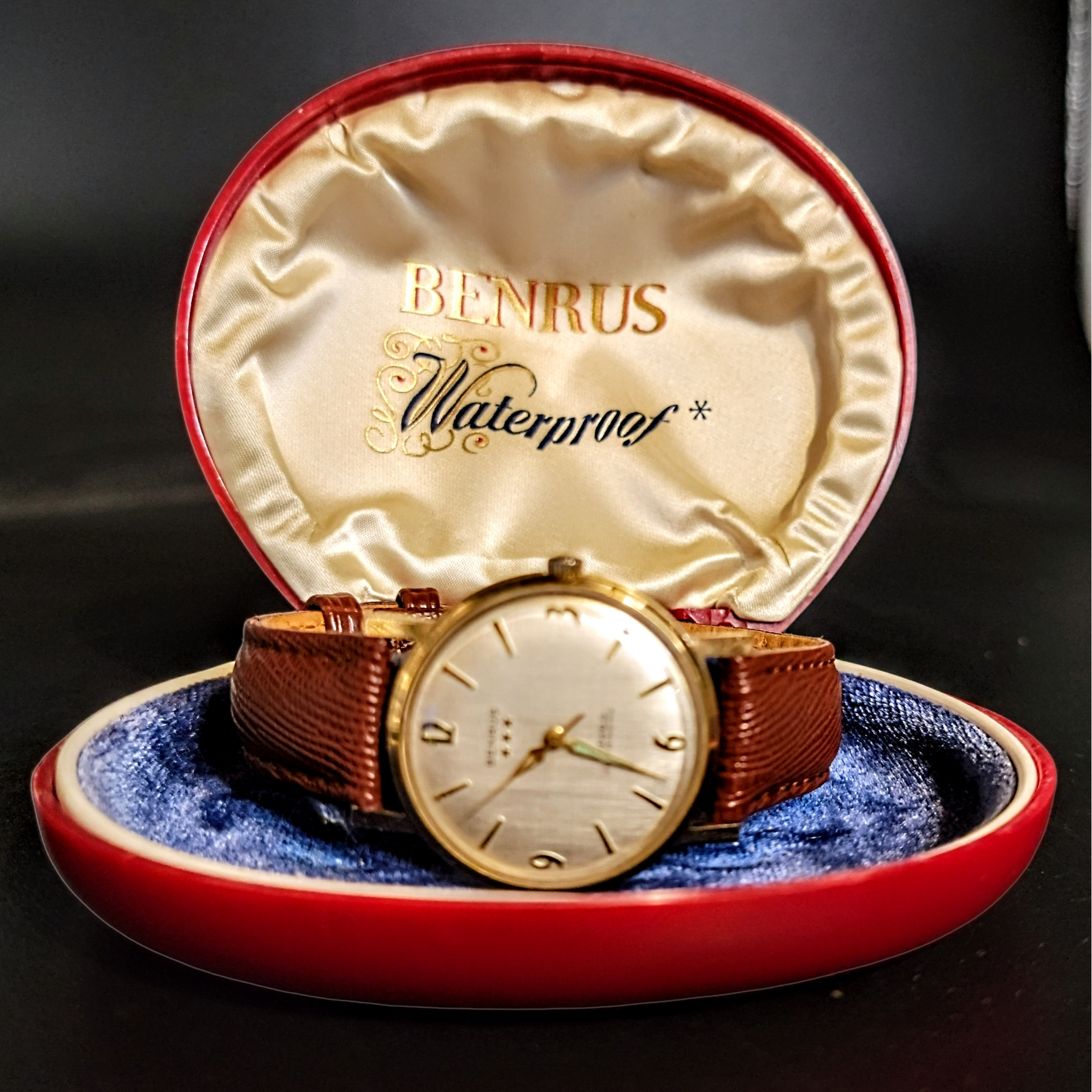 Benrus 20 micron gold discount watch