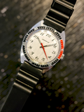 1977 CARAVELLE By Bulova Diver Watch Pepsi Bezel - All S. Steel