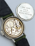 1945 BULOVA WWII Military Issue Watch Ord. Dept. U.S.A. Wristwatch