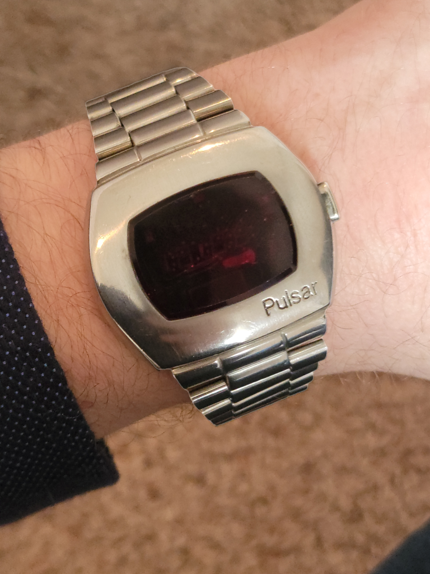 Pulsar p2 led clearance watch