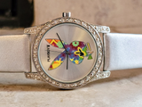 PLAYBOY Quartz Watch Diamond Bezel Wristwatch