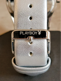PLAYBOY Quartz Watch Diamond Bezel Wristwatch