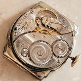 1920 ELGIN Watch Diamond & Ruby Dial Wristwatch Grade 431 U.S.A.