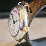 ELLIS BROS Trench Watch By Civic Watch Co. Swiss Made 1910's