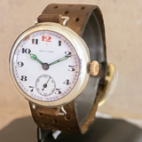 ELLIS BROS Trench Watch By Civic Watch Co. Swiss Made 1910's