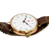 Lancet Red Cross Medical Wristwatch - WWI Trench Watch - REBBERG Movement 7 Jewels