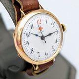 Lancet Red Cross Medical Wristwatch - WWI Trench Watch - REBBERG Movement 7 Jewels