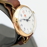 Lancet Red Cross Medical Wristwatch - WWI Trench Watch - REBBERG Movement 7 Jewels