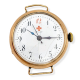 Lancet Red Cross Medical Wristwatch - WWI Trench Watch - REBBERG Movement 7 Jewels