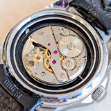 WESTCLOX Dual Bezel Diver Watch World Timer Wristwatch 17 Jewels