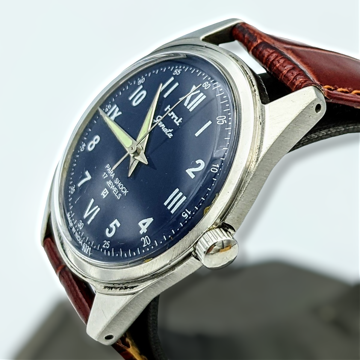 Janata Watch Roman & Arabic Numerals 17 Jewels Cal. 0231 Wristwatch
