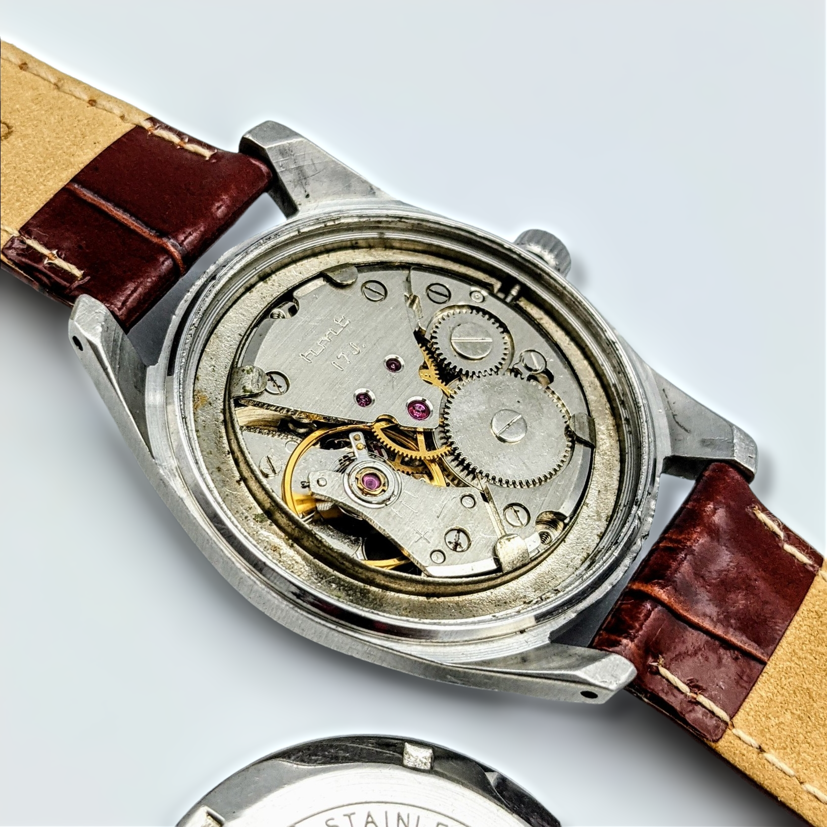 Janata Watch Roman & Arabic Numerals 17 Jewels Cal. 0231 Wristwatch
