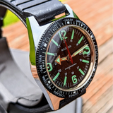 1960's WOLBROOK The Skindriver Worldtimer Watch France Made