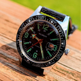 1960's WOLBROOK The Skindriver Worldtimer Watch France Made