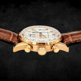 GIRARD-PERREGAUX Ref 4930 Chronograph Automatic Watch 18K Rose GOLD Wristwatch