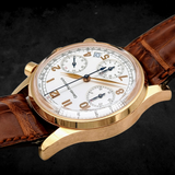GIRARD-PERREGAUX Ref 4930 Chronograph Automatic Watch 18K Rose GOLD Wristwatch
