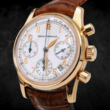 GIRARD-PERREGAUX Ref 4930 Chronograph Automatic Watch 18K Rose GOLD Wristwatch