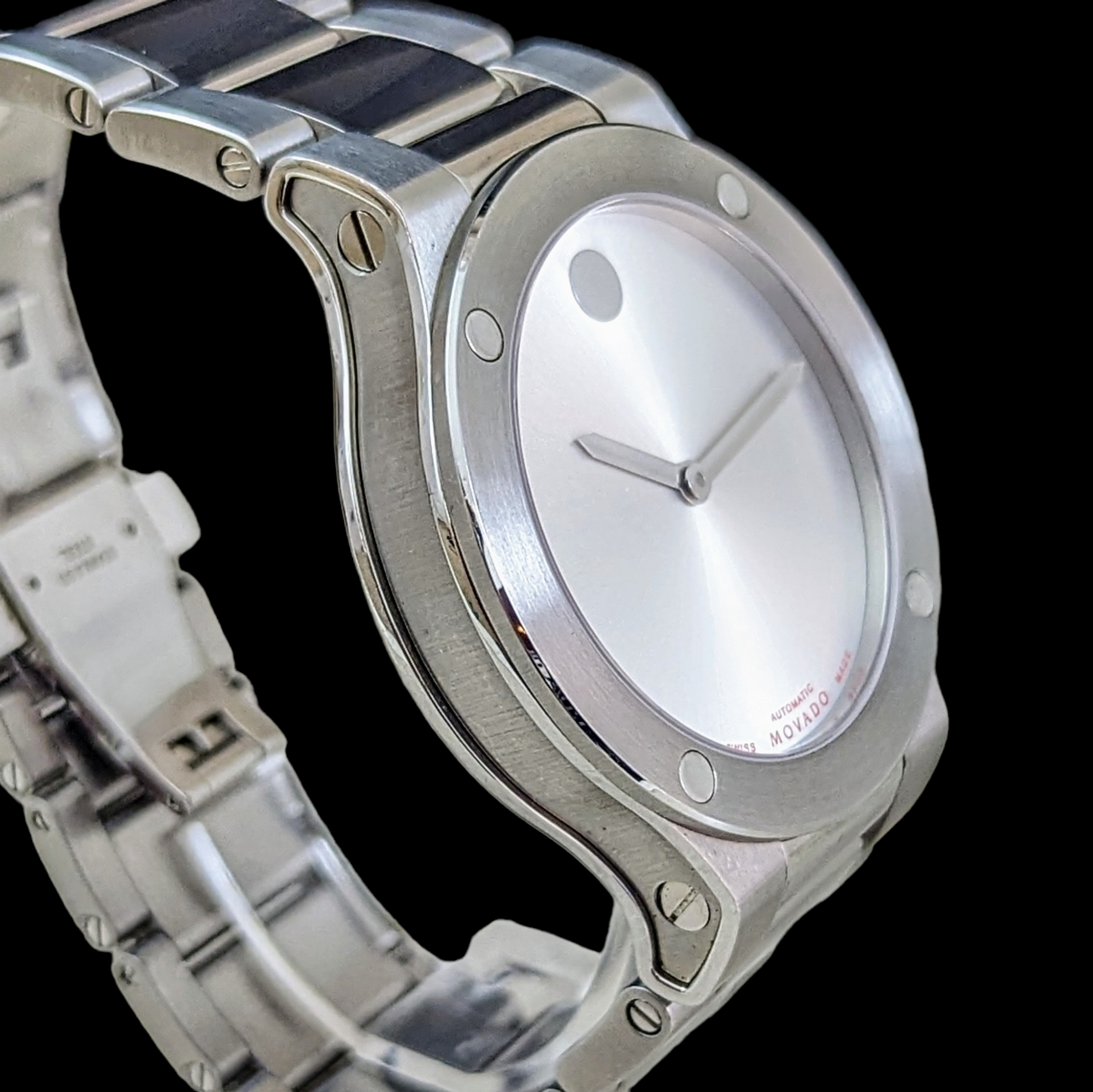 MOVADO SE Extreme Automatic Wristwatch Display Back Swiss Cal Sellita SW 200-1