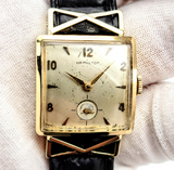 HAMILTON 1955 Lyle Watch 14K GOLD U.S.A. Made