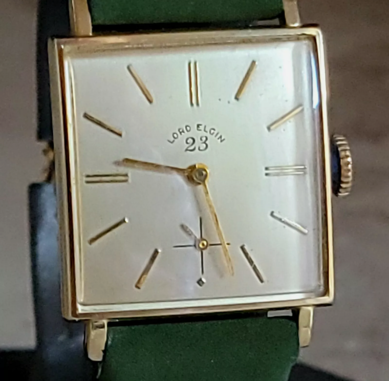 1960's LORD ELGIN Watch 23 Jewels U.S.A.