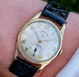 LORD ELGIN 14K Solid Gold Watch Grade 555 U.S.A. Made