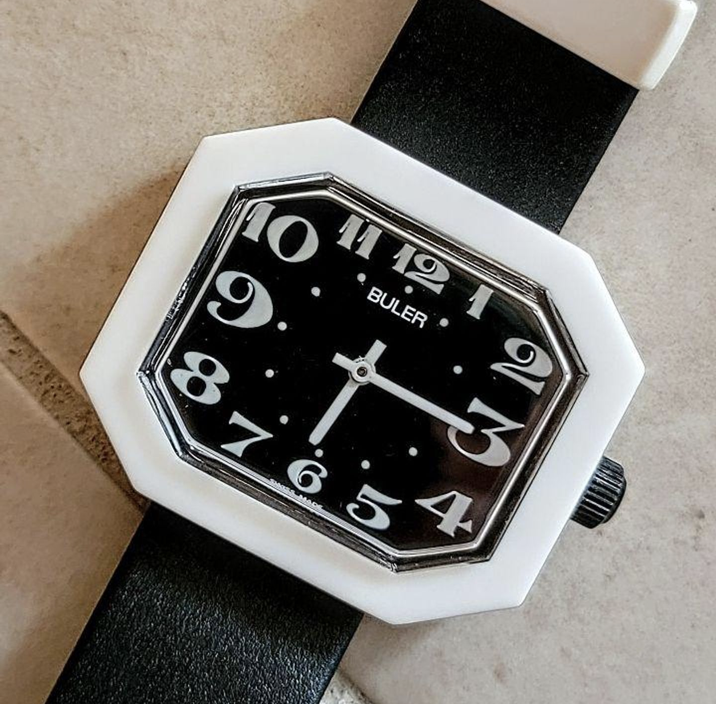 BULER Mechanical Watch Cal. BF 896 Swiss Vintage Wristwatch 1970's