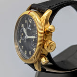 TUTIMA Flieger Chronograph 1941 Wristwatch 18K Yellow GOLD Pilot's Watch Ref. 753-01