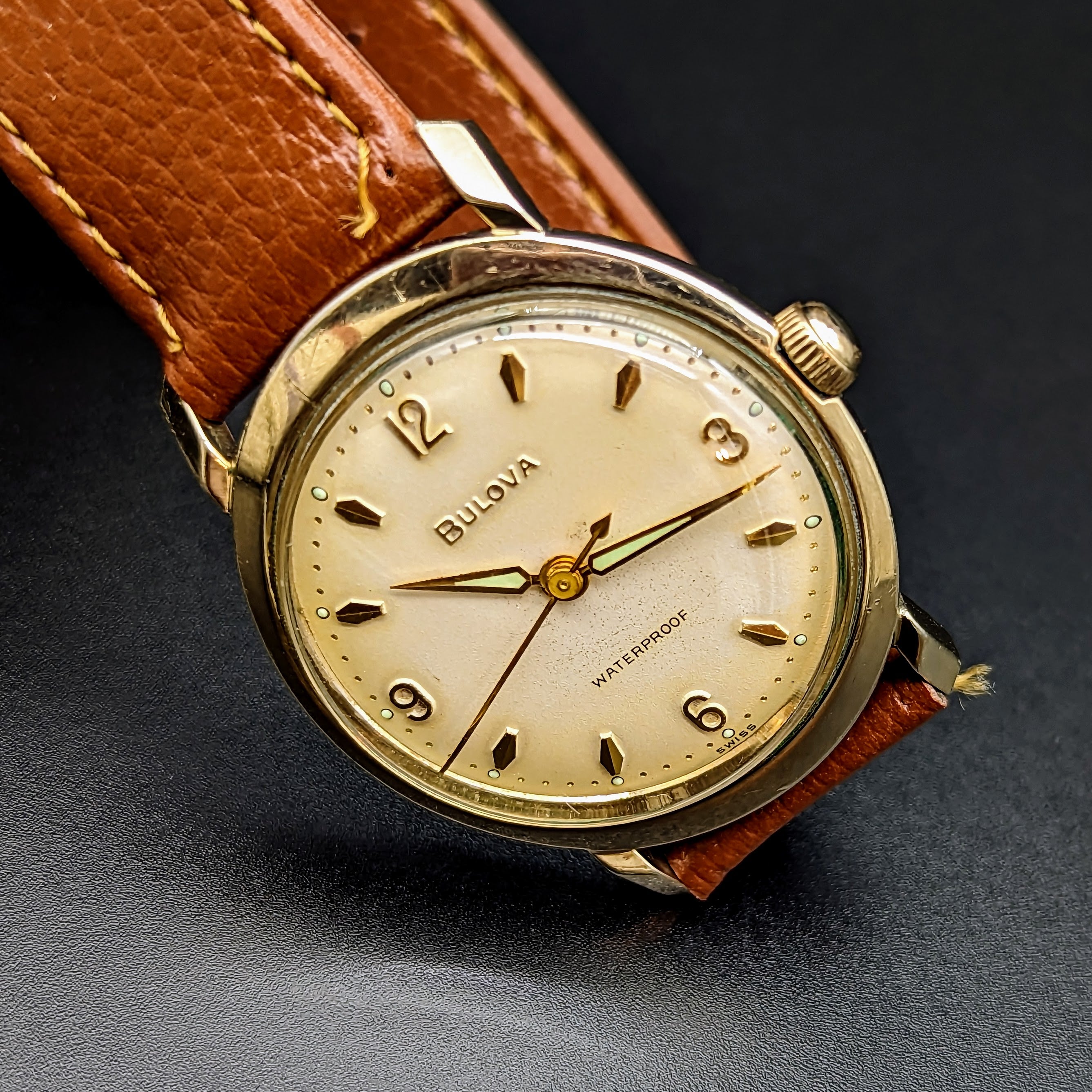 BULOVA 1963 Sea King Wristwatch Swiss Cal. 11AFC 17 Jewels Vintage Watch