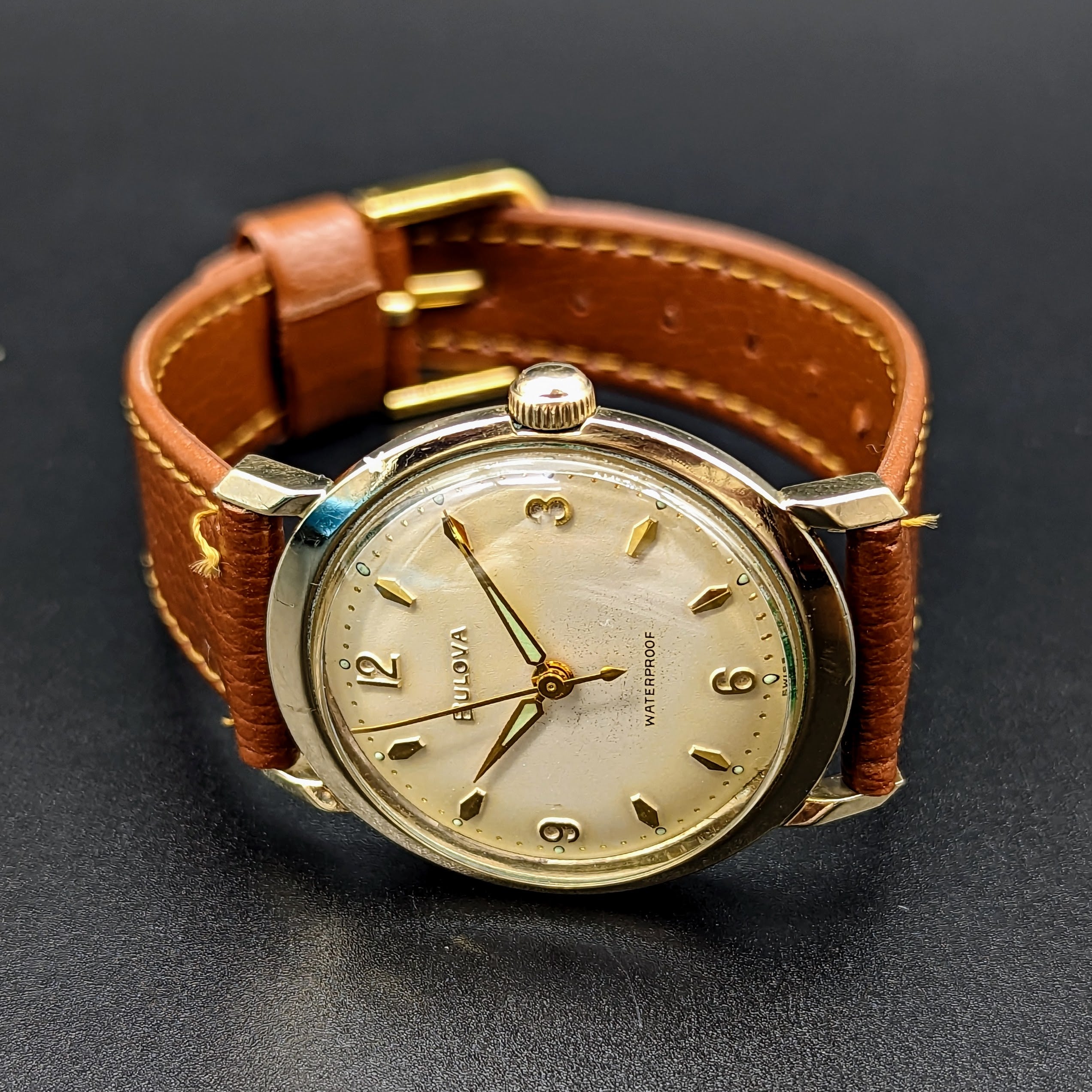 BULOVA 1963 Sea King Wristwatch Swiss Cal. 11AFC 17 Jewels Vintage Watch