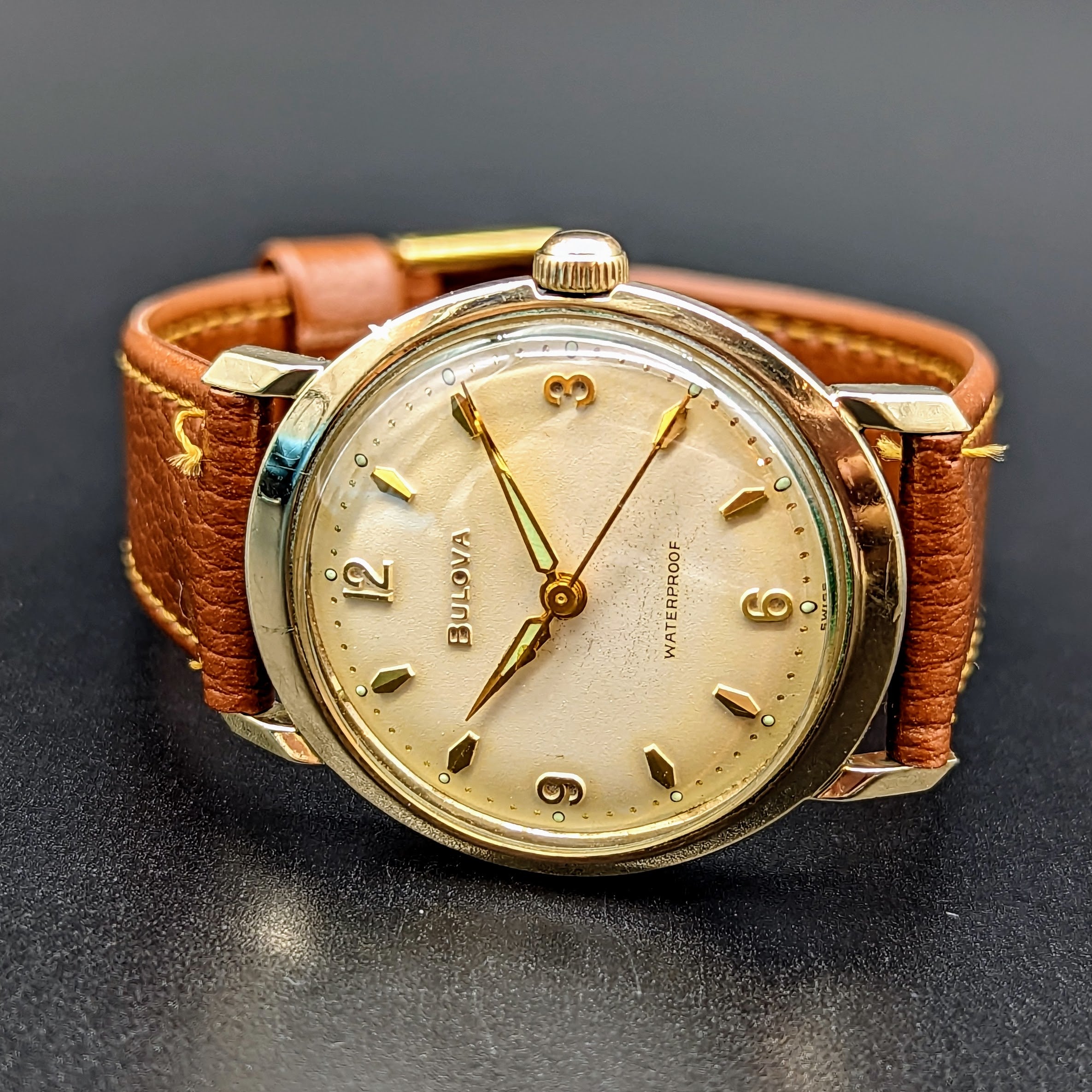 BULOVA 1963 Sea King Wristwatch Swiss Cal. 11AFC 17 Jewels Vintage Watch