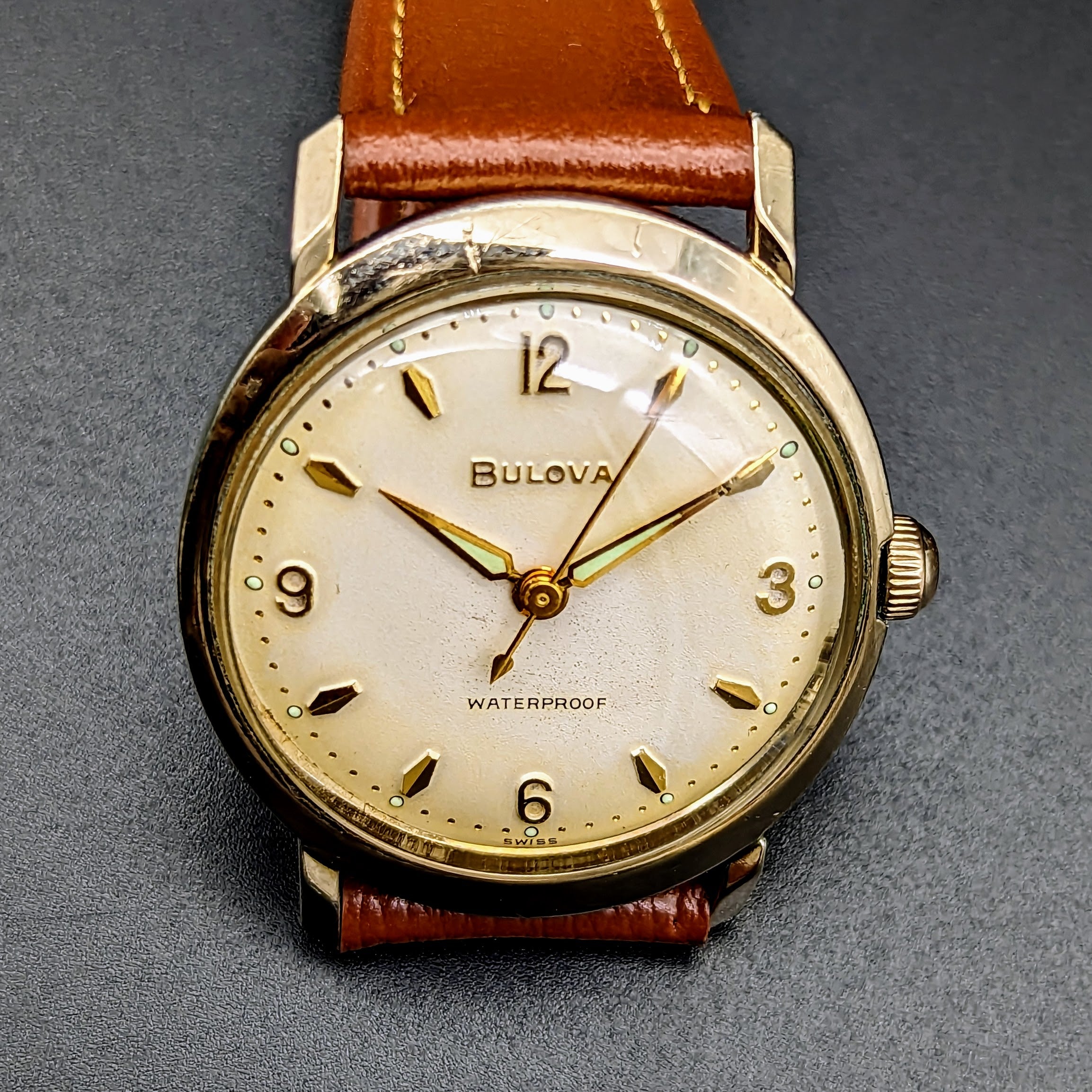BULOVA 1963 Sea King Wristwatch Swiss Cal. 11AFC 17 Jewels Vintage Watch