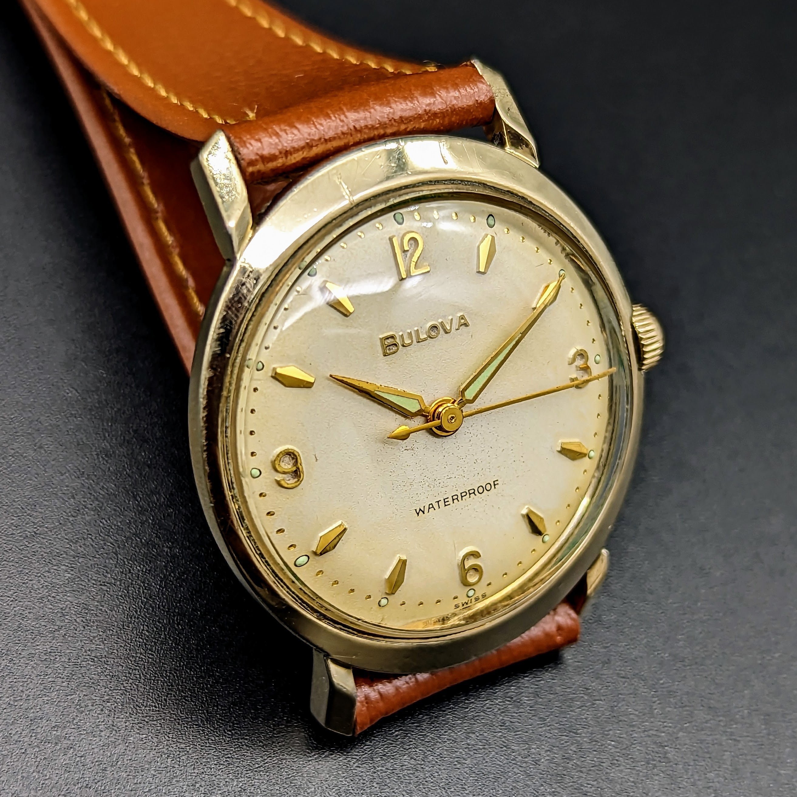 BULOVA 1963 Sea King Wristwatch Swiss Cal. 11AFC 17 Jewels Vintage Watch